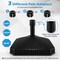 Black Fillable Umbrella Base with Adjustable Pole Holder for 6–10 ft Umbrellas